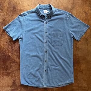 Faherty Knit Seasons Indigo Shirt